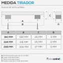 Tirador 2465 Cromo